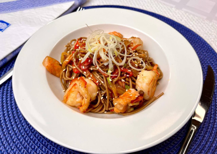 С морепродуктами